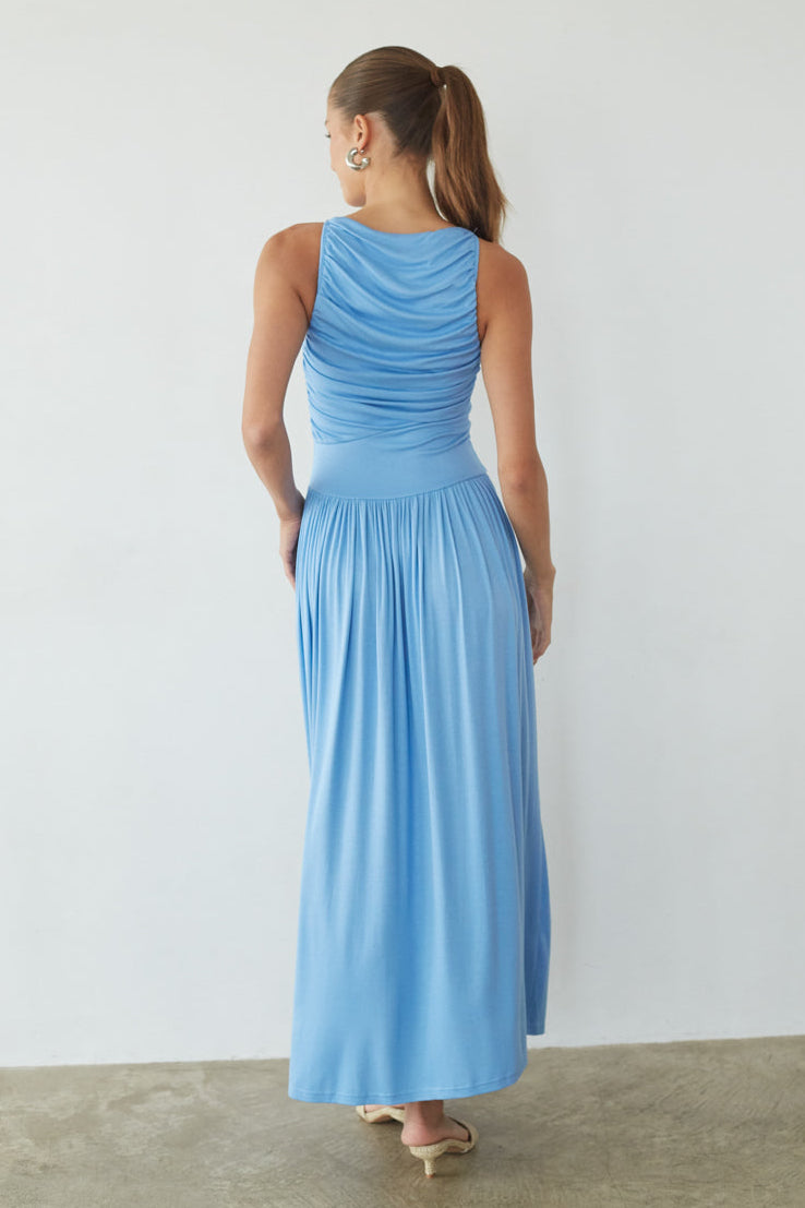 Breana Ruched Maxi Dress
