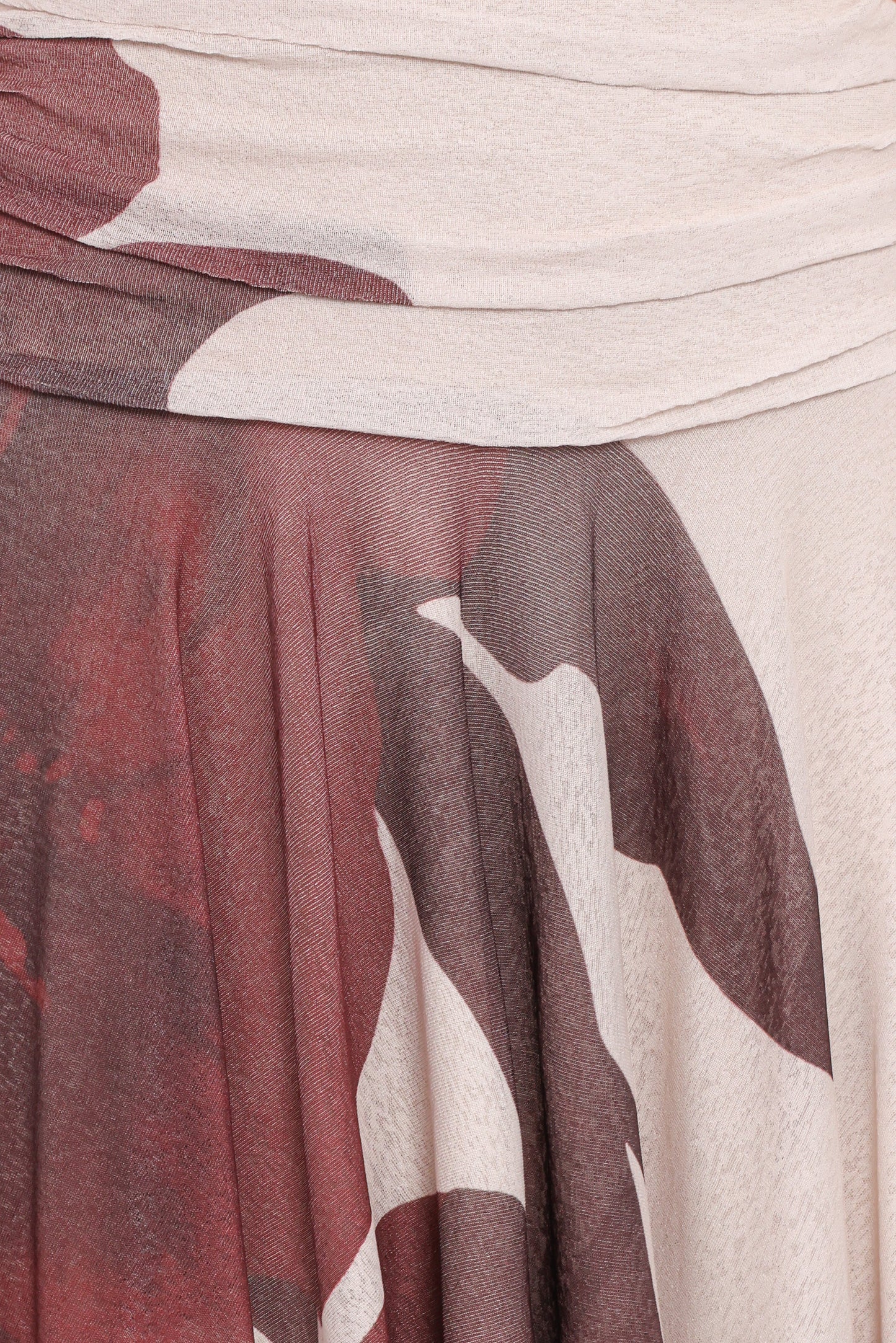 Doreen Midi Dress - Brown Floral