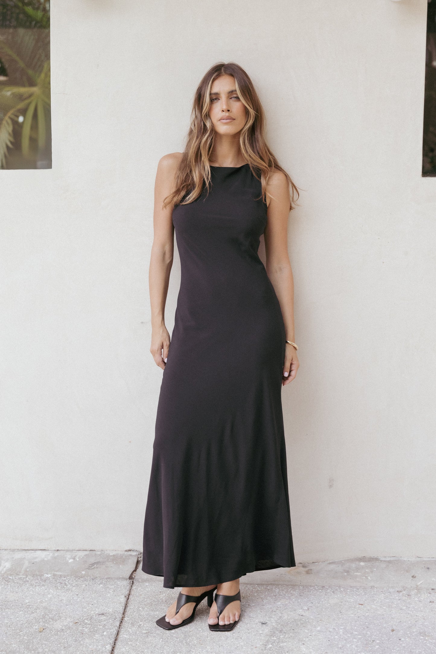 Flavia Maxi Dress - Black