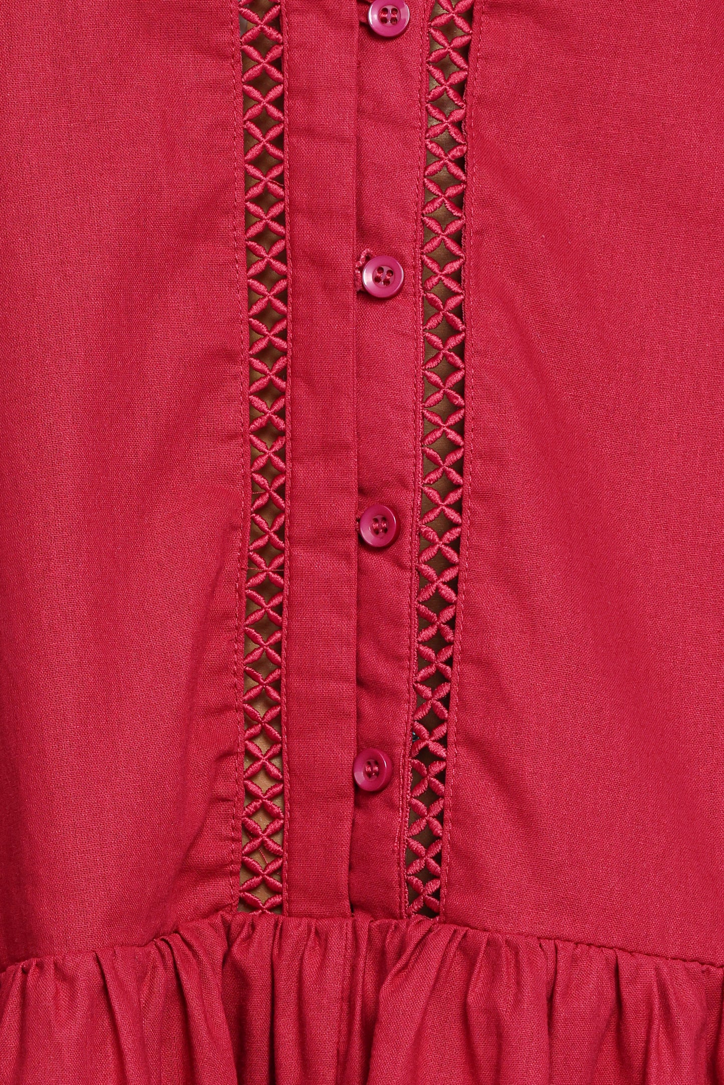 Hart Long Sleeve Mini Dress - Wine