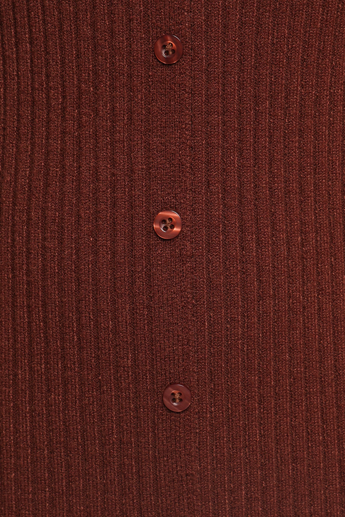 Marshall Button Through Knit Maxi Dress - Chocolate
