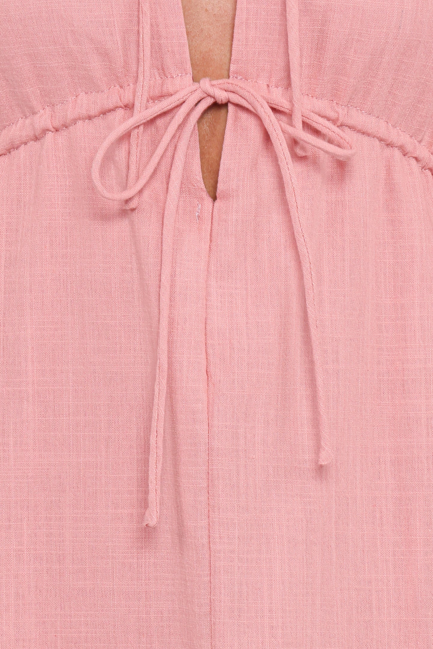 Riven Long Sleeve Maxi Dress - Pink