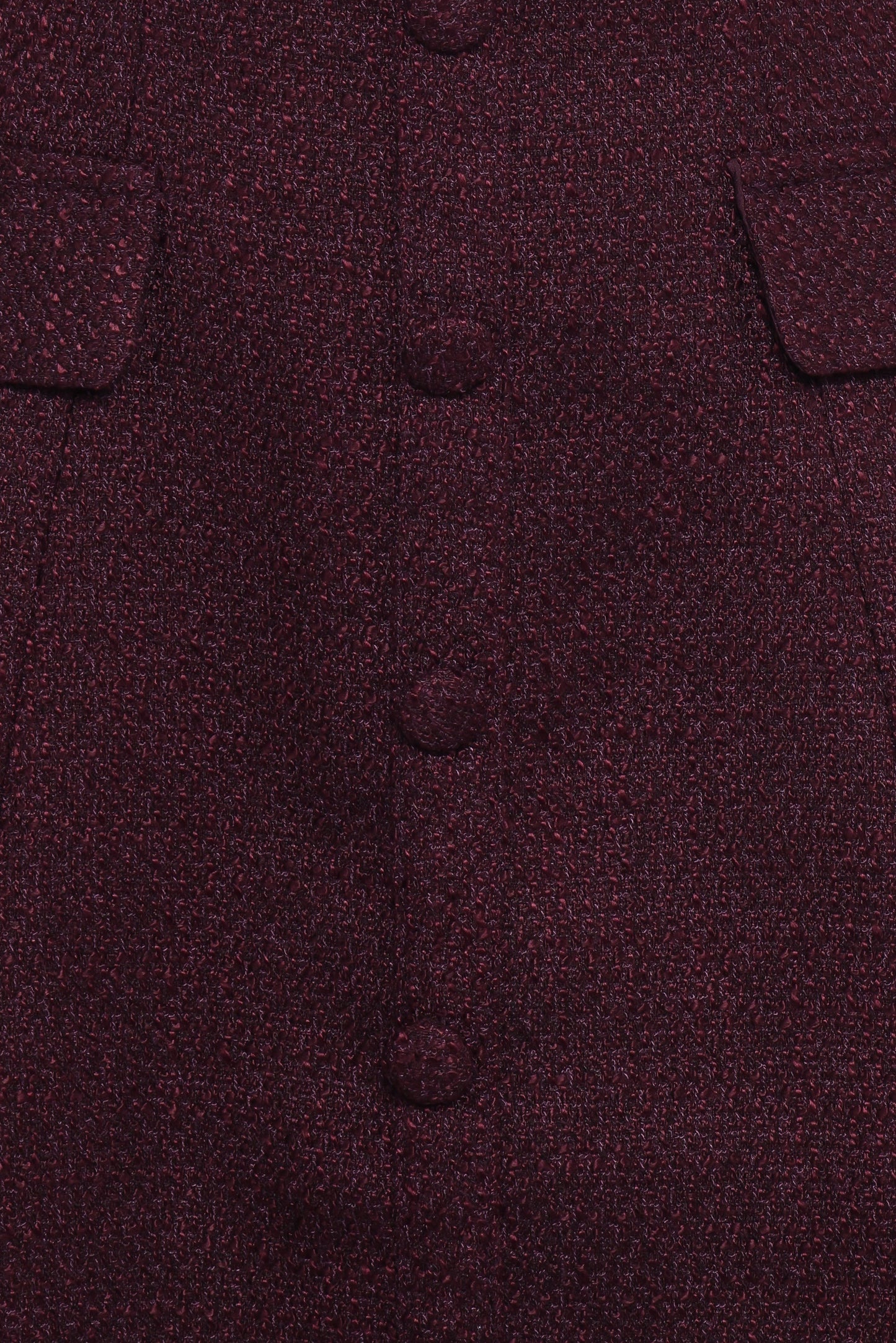 Sutton Mini Dress - Plum Tweed