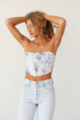 Sevina Strapless Corset Top