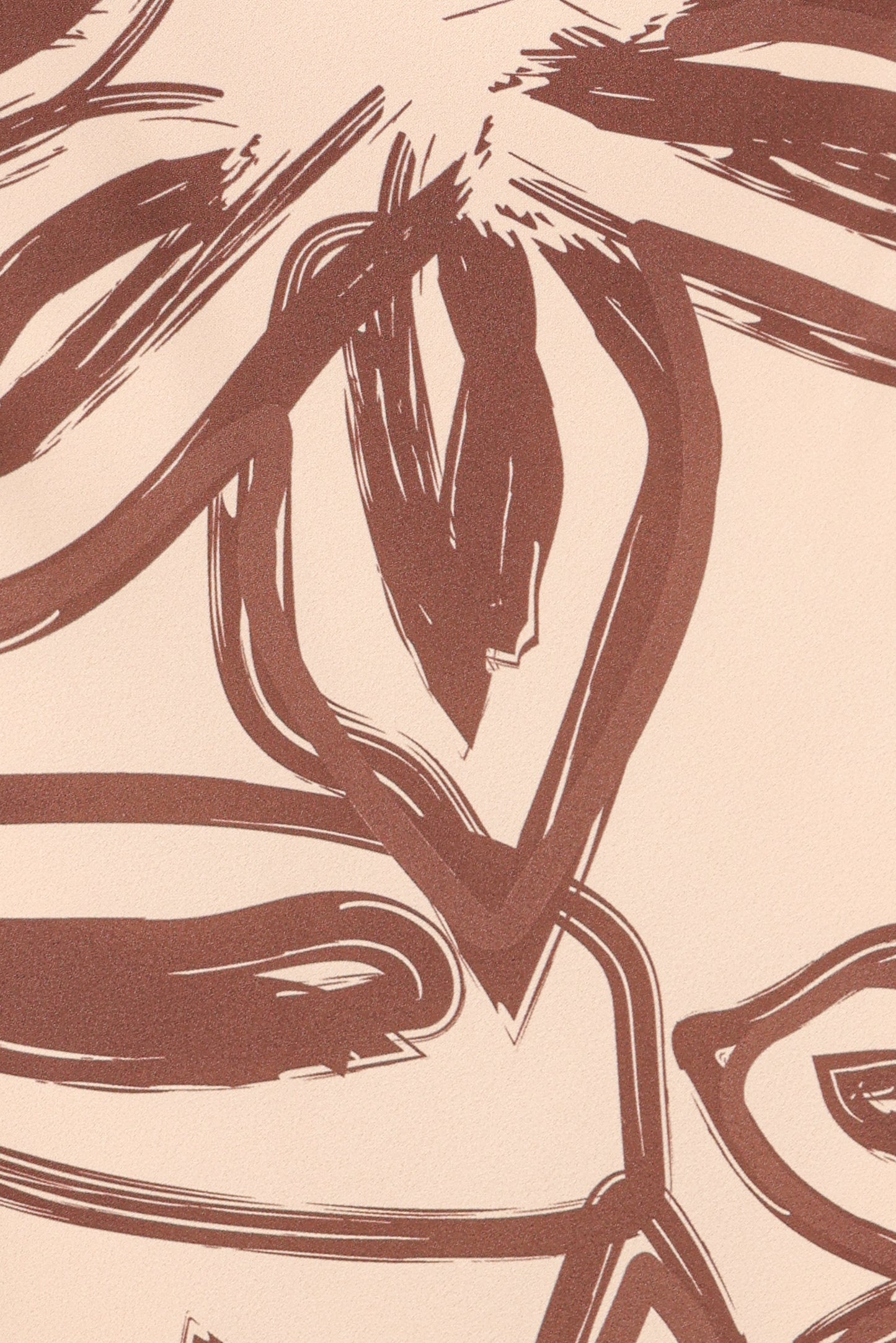 Warner Halter Dress - Cream/Brown