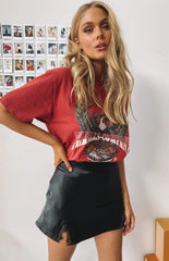 Vivian Lace Mini Skirt Black