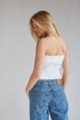 Carter Contrast Stitch Corset Top