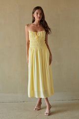 Roxana Smocked Midi Dress