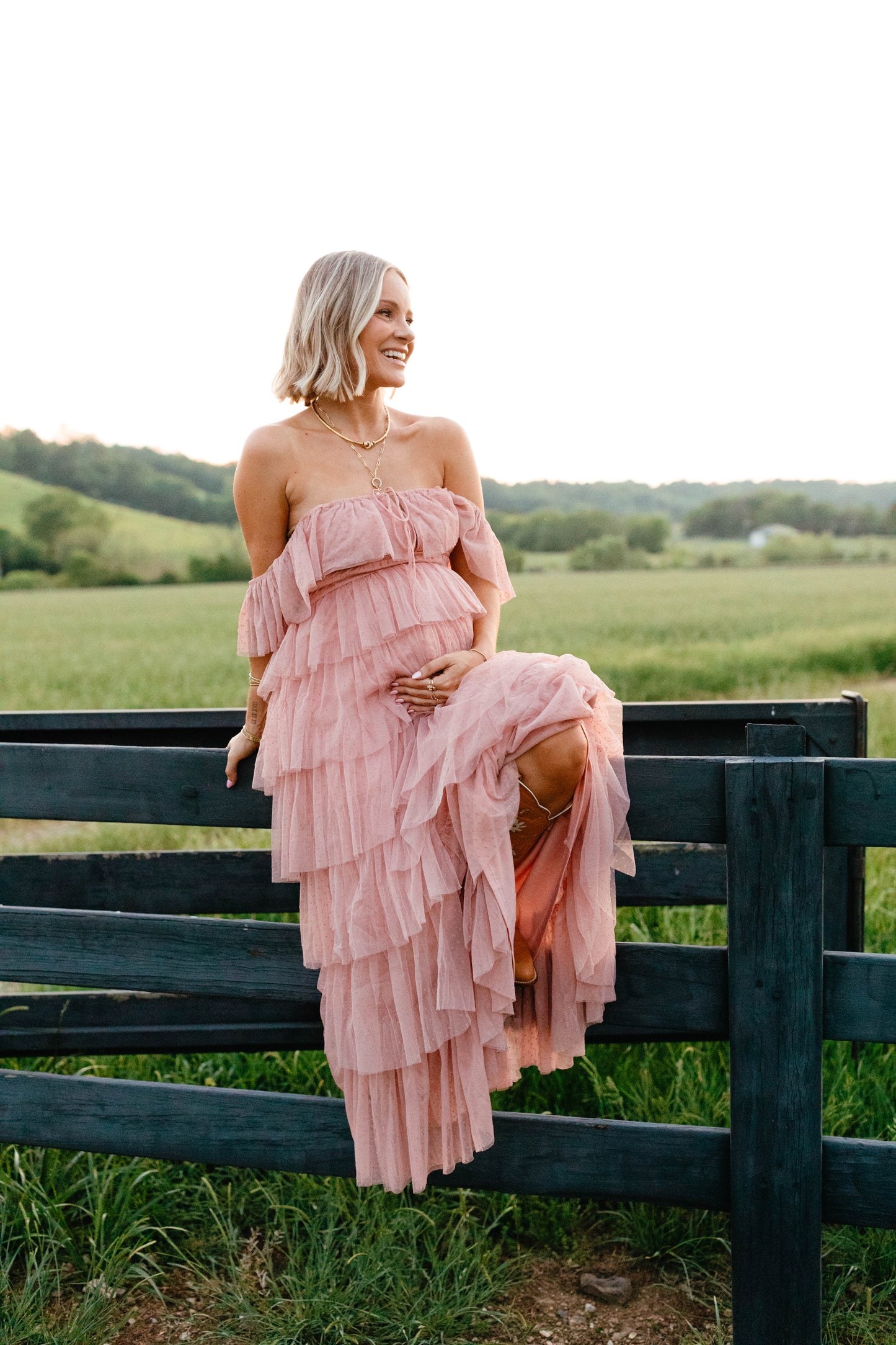 Belle Maxi Dress - Blush