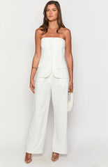 Dien White Tailored Pants