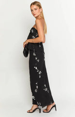 Shyla Black Maxi Skirt