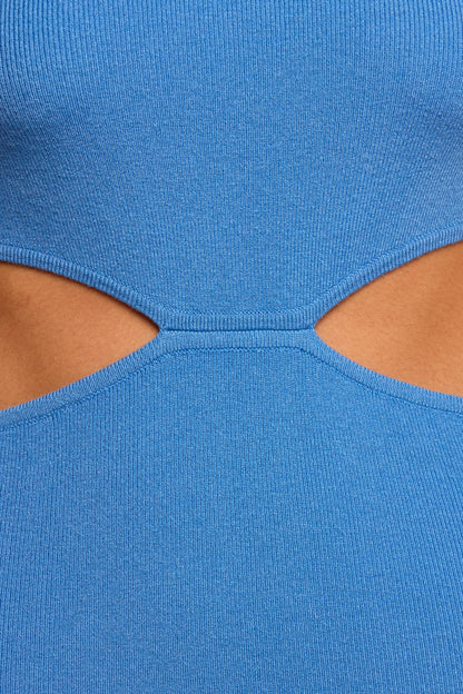 Abella Midi Dress - Blue