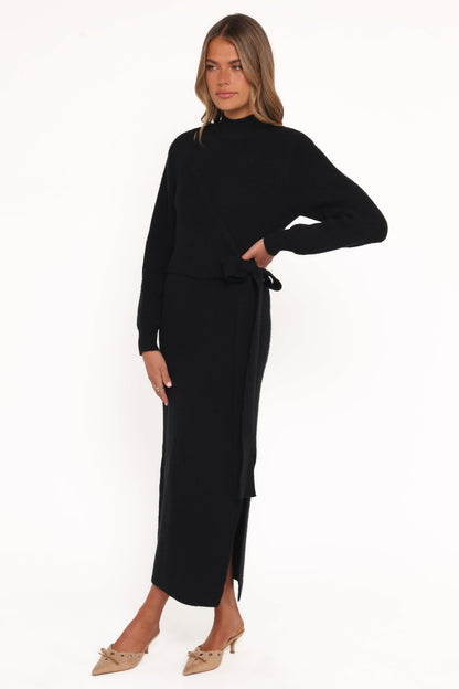 Aerin Knit Dress - Black