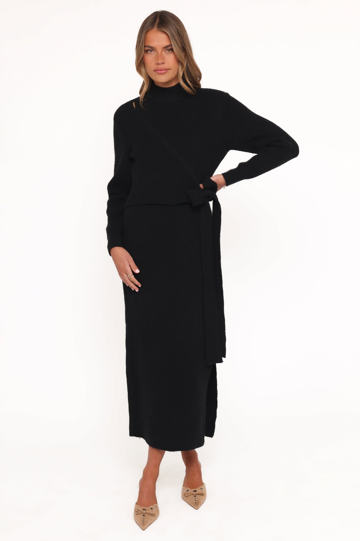 Aerin Knit Dress - Black