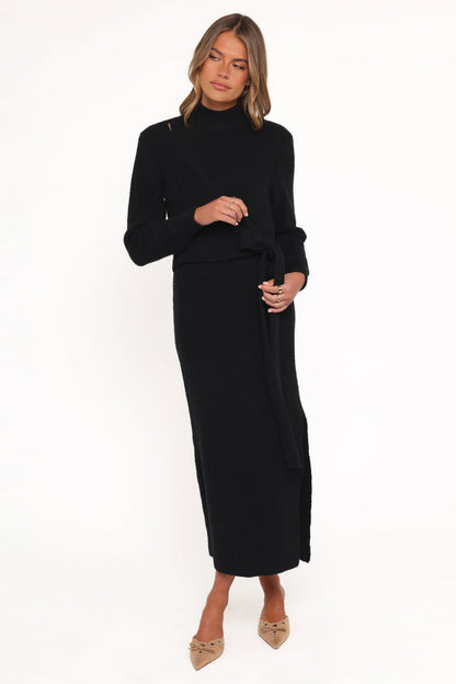 Aerin Knit Dress - Black