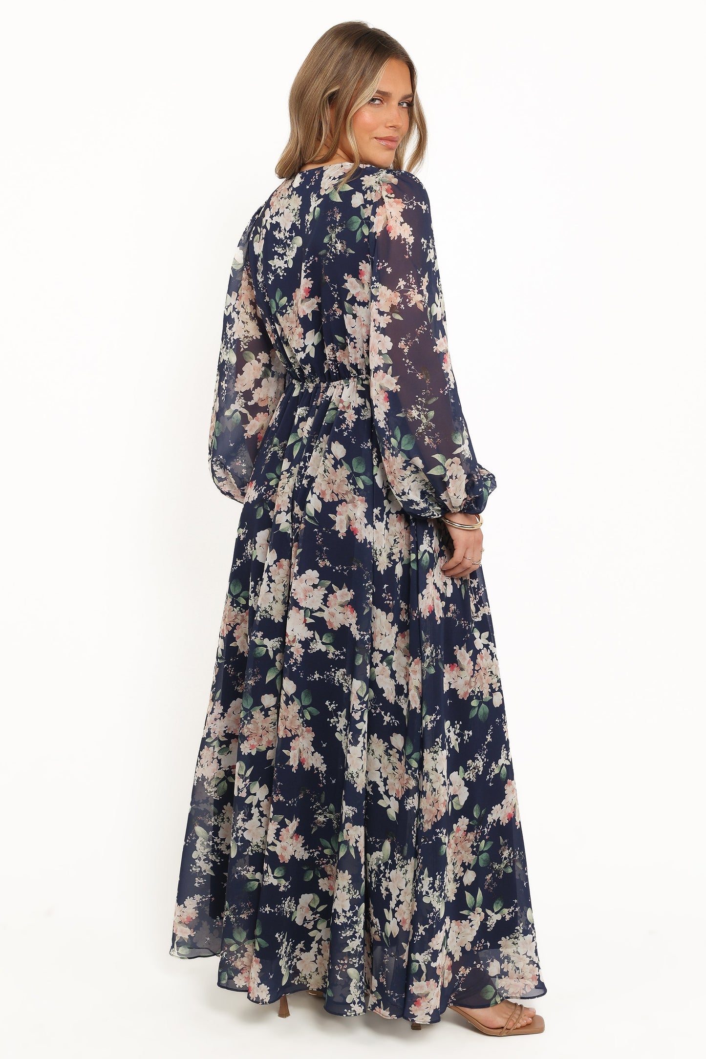 Anisa Maxi Dress - Navy Floral