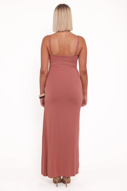 Avaline Maxi Dress - Terracotta