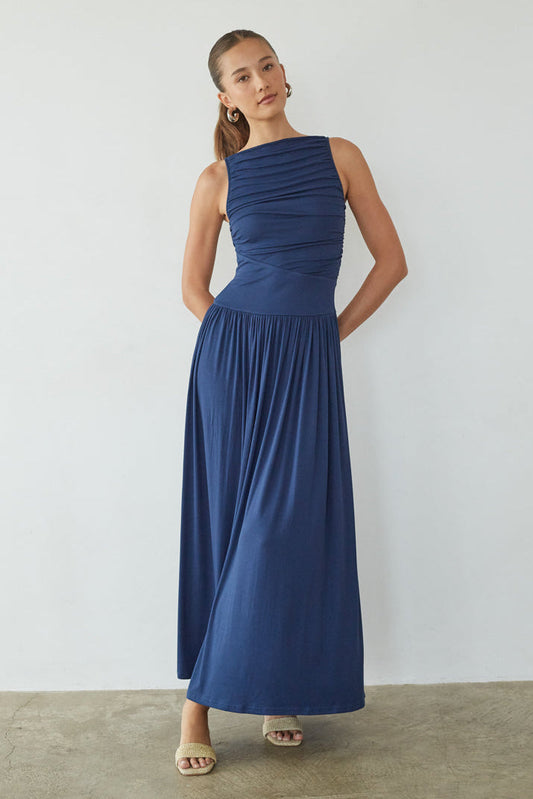 Breana Ruched Maxi Dress
