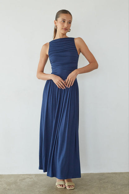 Breana Ruched Maxi Dress
