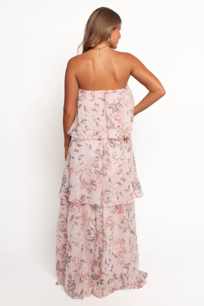 Bloom Strapless Maxi Dress - Floral