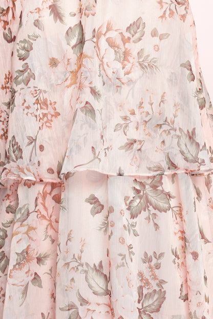 Bloom Strapless Maxi Dress - Floral