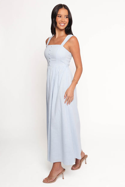 Caty Maxi Dress - Pale Blue