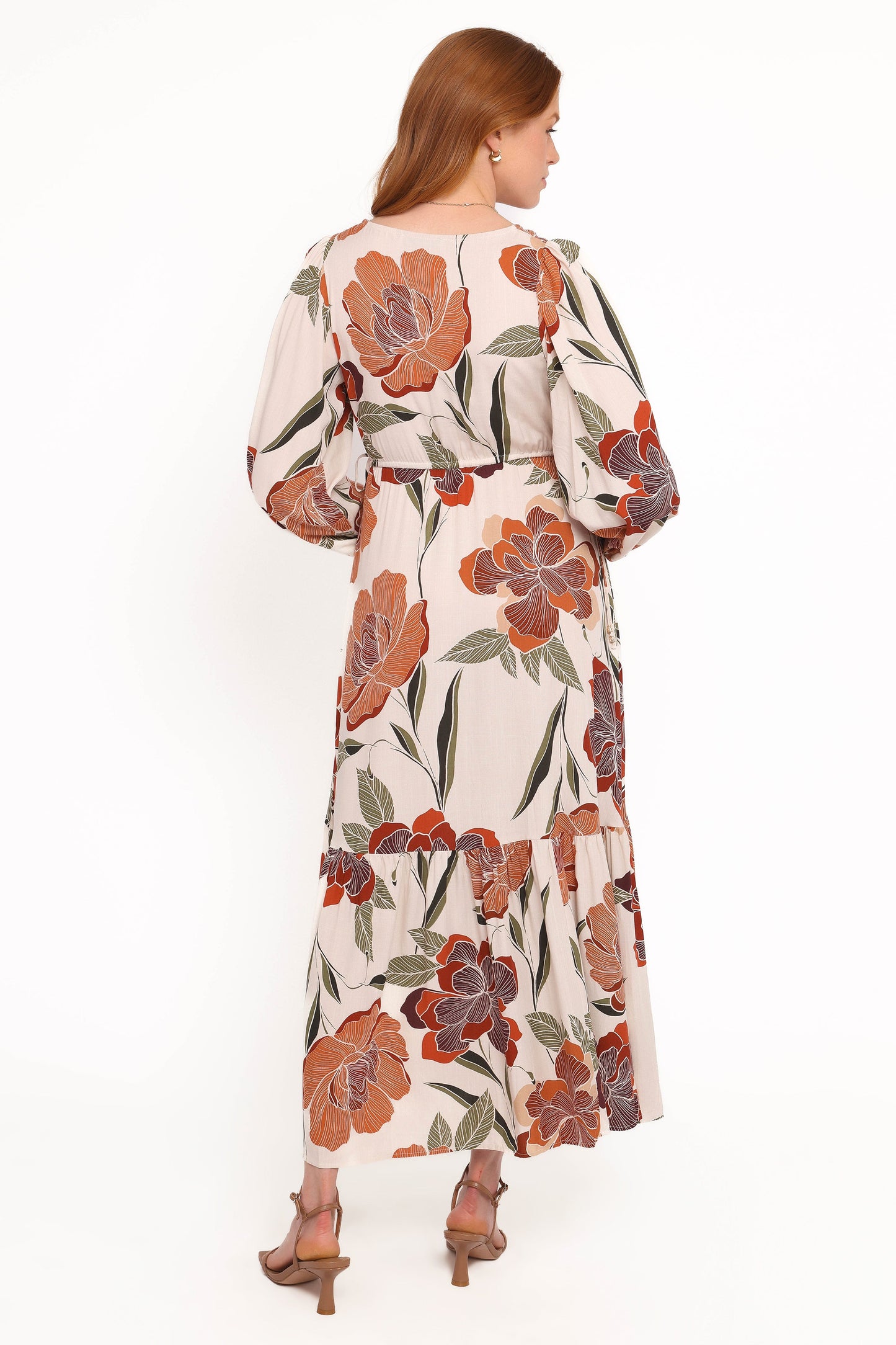 Cerwin Midi Dress - Fall Floral