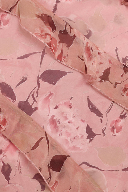 Ciao Ruffles Maxi Dress - Pale Pink Floral