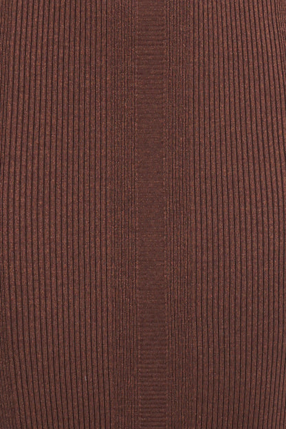 Collins Long Sleeve Midi Dress - Chocolate