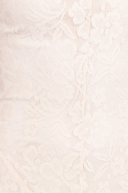 Danni Lace Midi Dress - Ecru