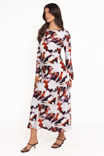 Deidre Maxi Dress - Blurred Floral