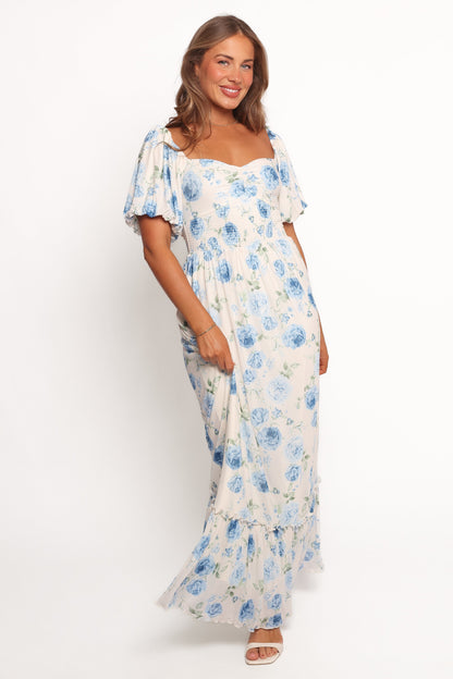 Devon Maxi Short Sleeve Dress - Summer Song