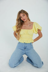 Dottie Ruffle Crop Top