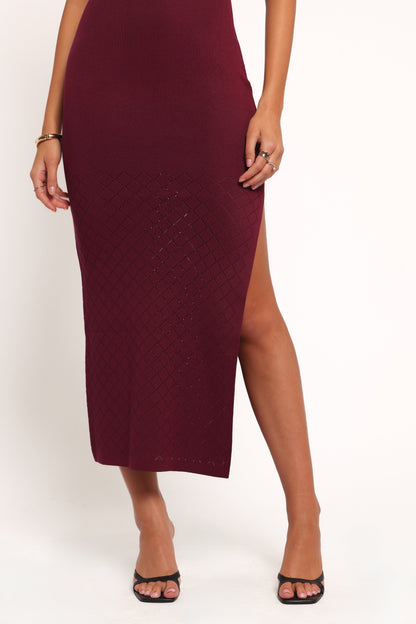 Elinor Maxi Dress - Cherry