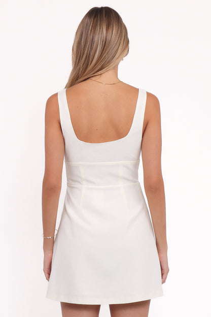 Emer Mini Dress - Cream