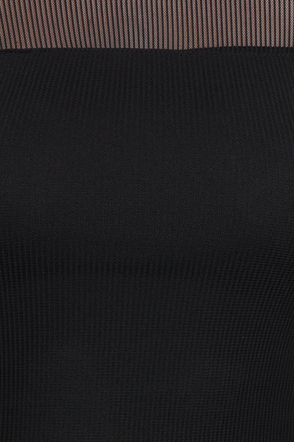 Famille Midi Dress - Black