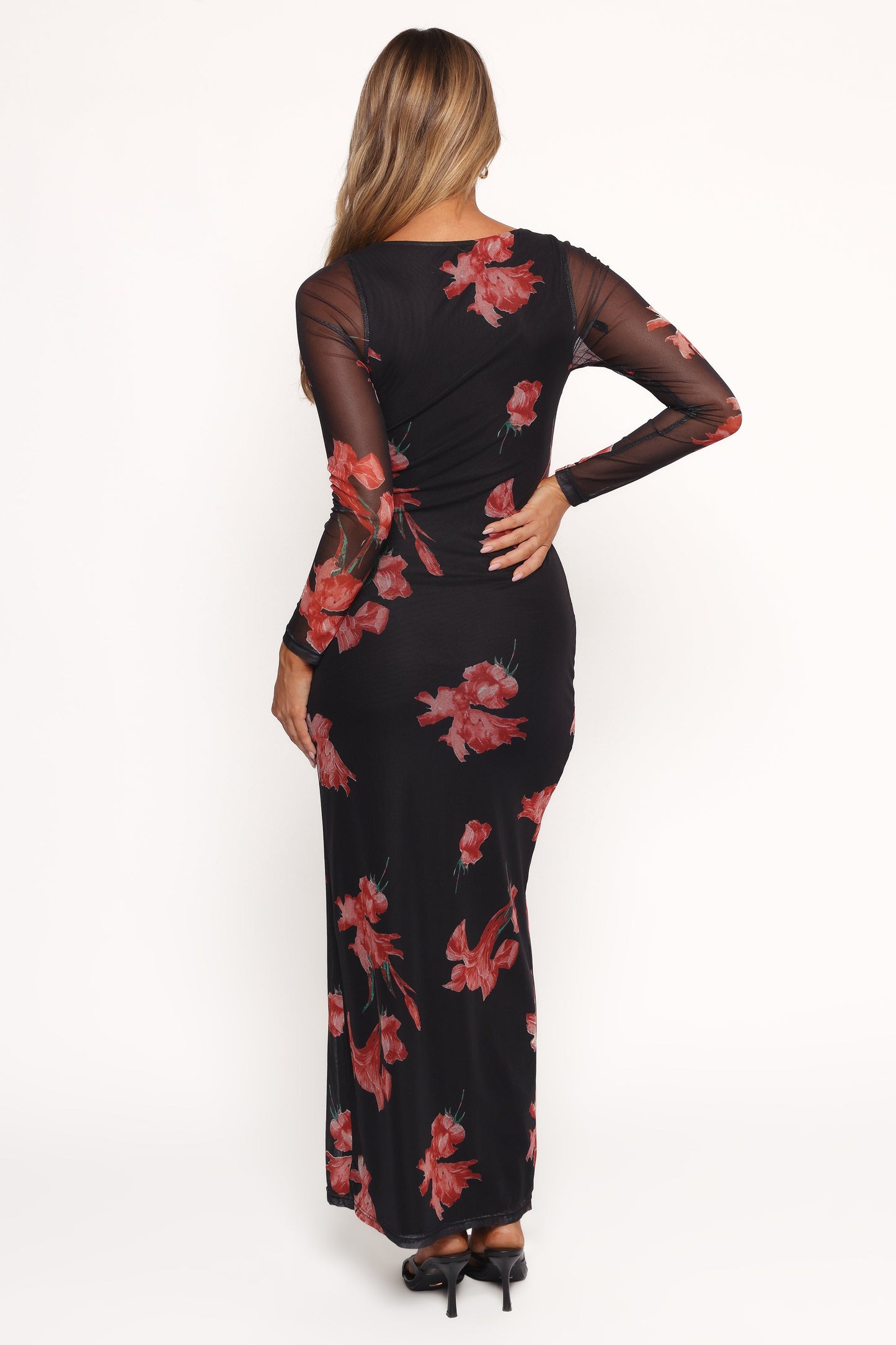Hilda Maxi Dress - Black Floral