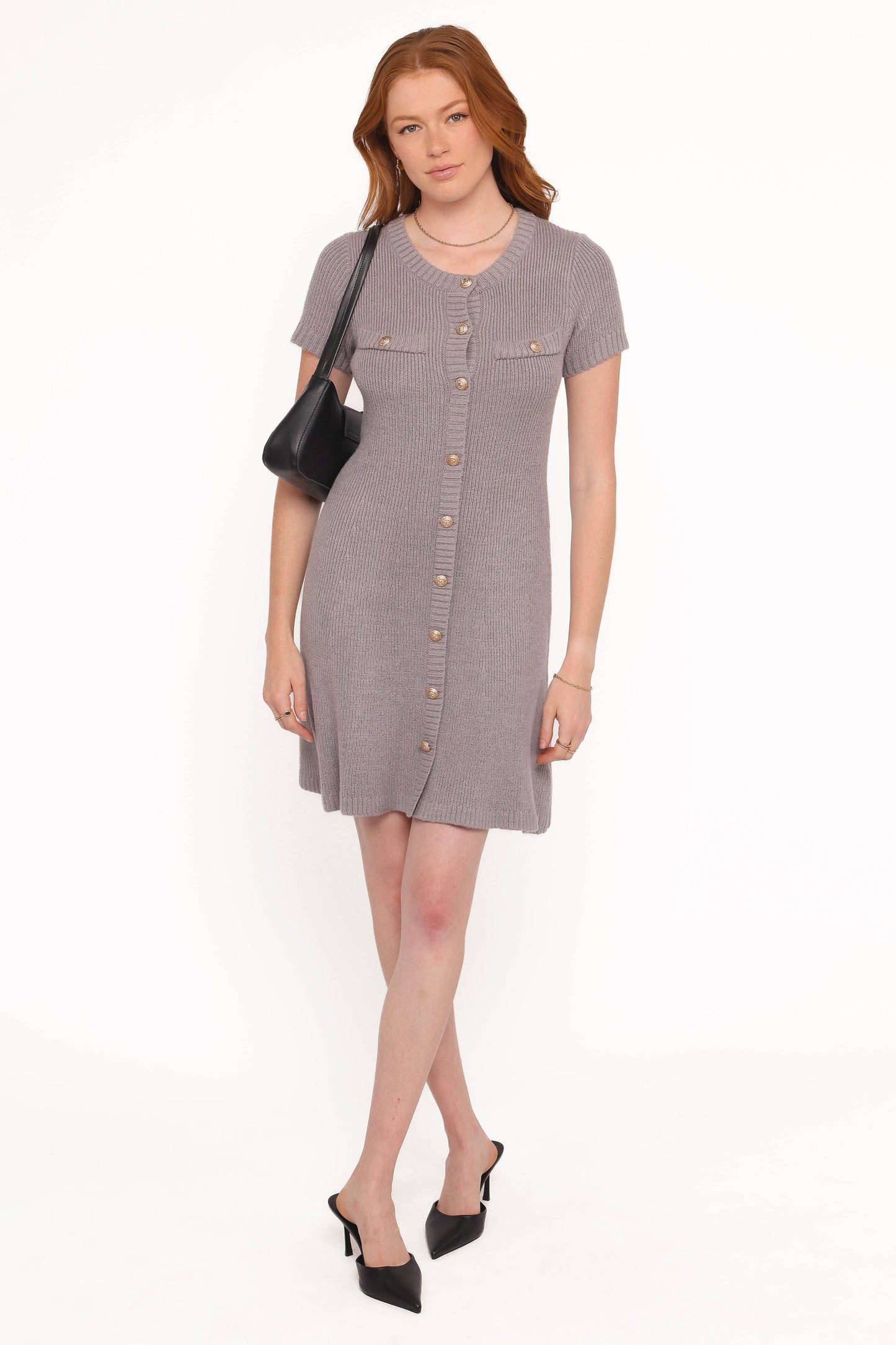 Jaxon Mini Dress - Grey