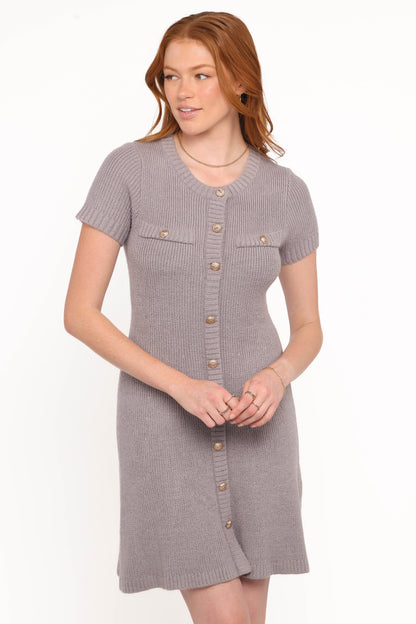 Jaxon Mini Dress - Grey