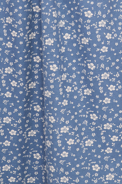 Karie Midi Dress - Blue Floral