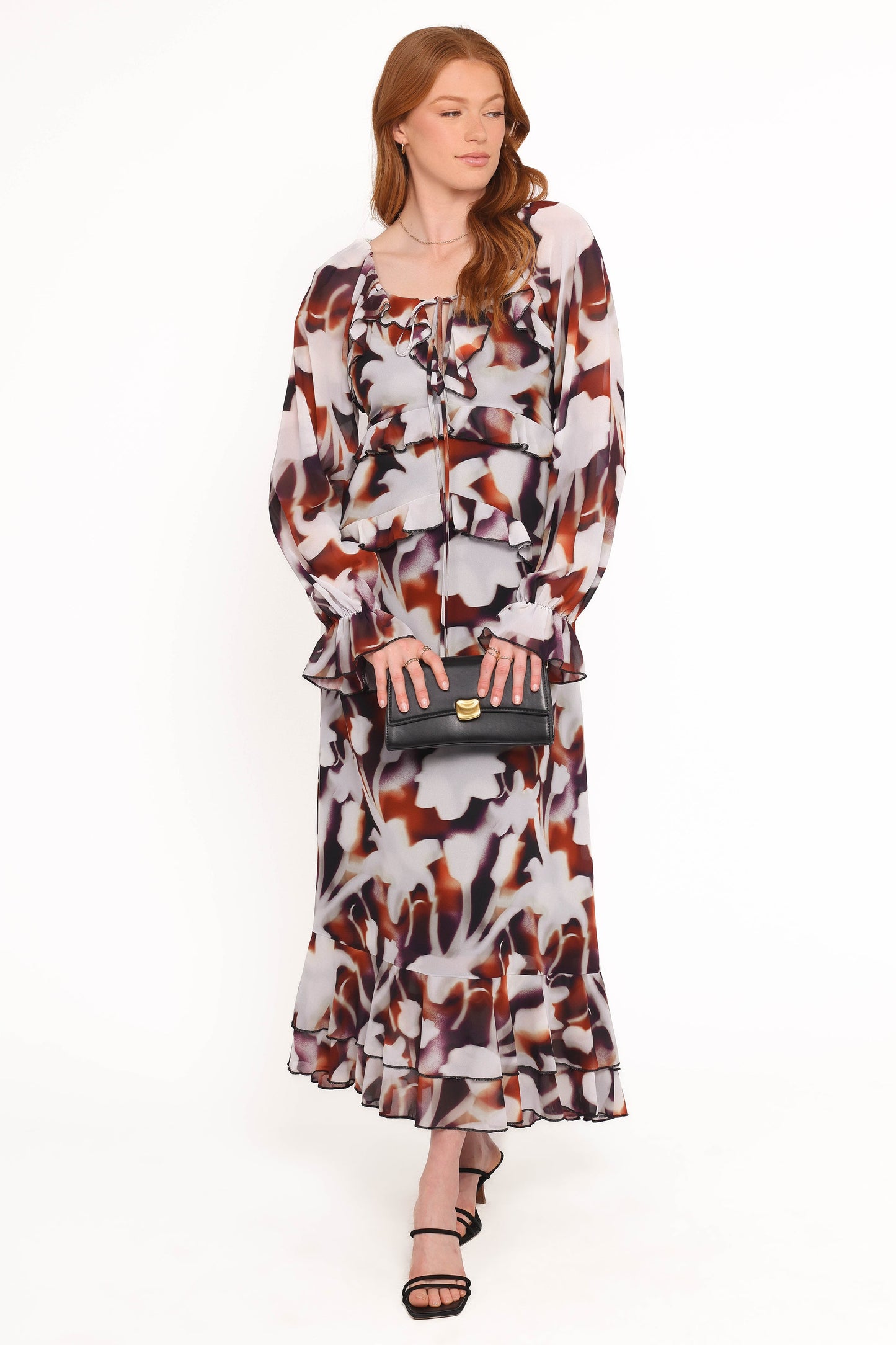 Kasey Maxi Dress - Blurred Floral