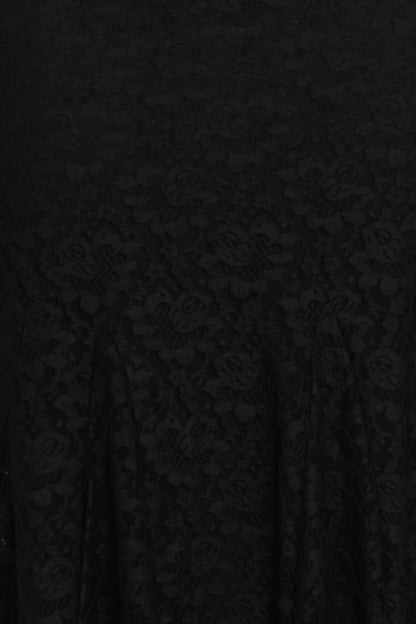 Keani Maxi Dress - Black Lace