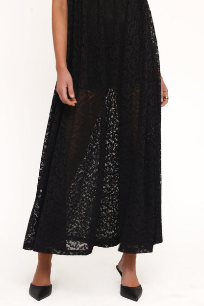 Davina Maxi Dress - Black Lace