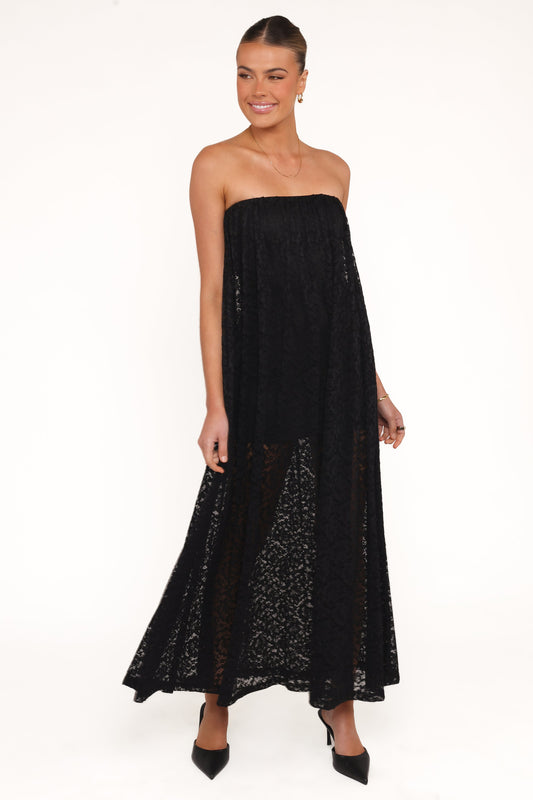 Davina Maxi Dress - Black Lace