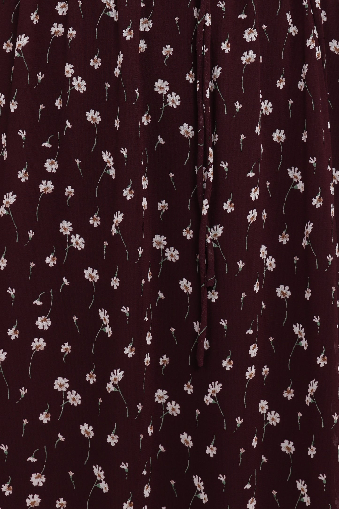 Keziah Long Sleeve Maxi Dress - Burgundy Floral