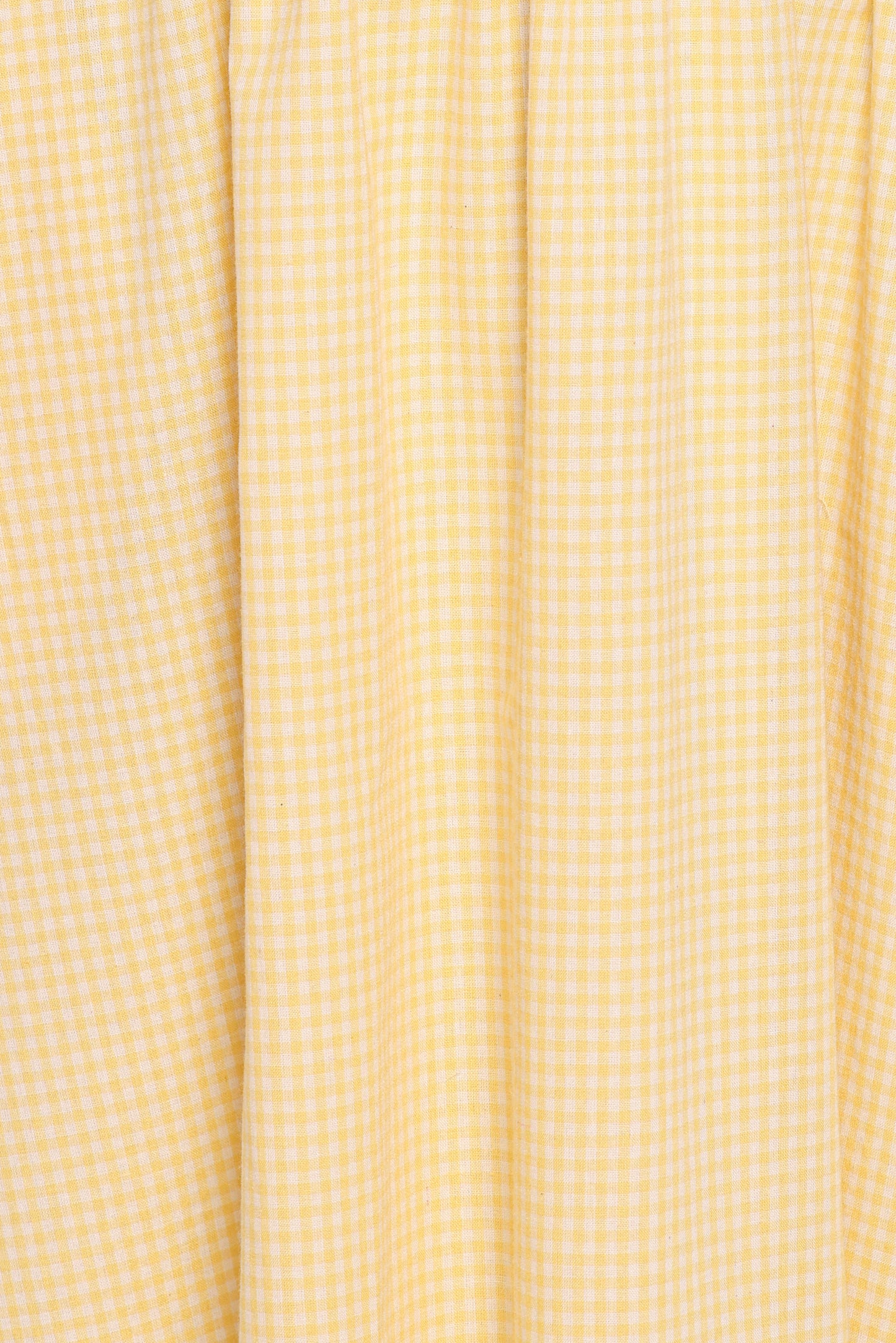Kinslee Midi Dress - Yellow Gingham