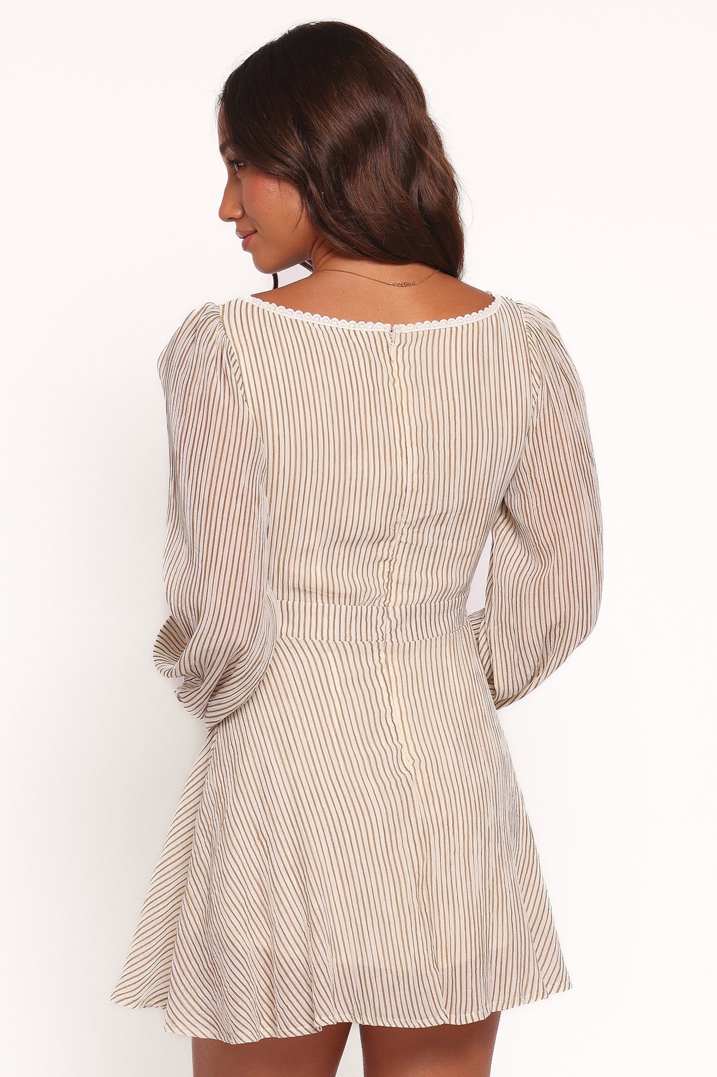 Kyra Long Sleeve Mini Dress - Stripe