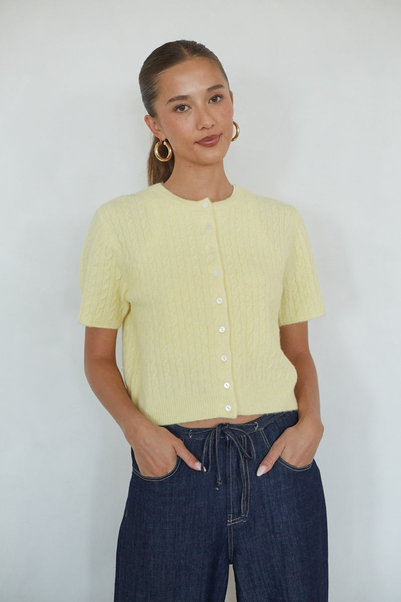 Lauren Cable Knit Cardigan