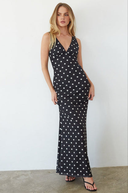 Lettie Mesh Maxi Dress