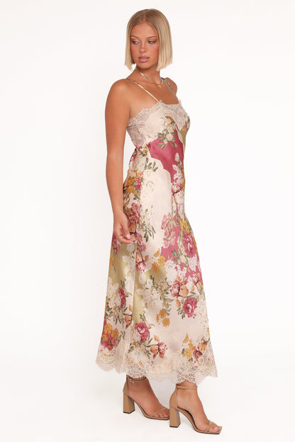 Laken Maxi Dress - Patchwork Floral